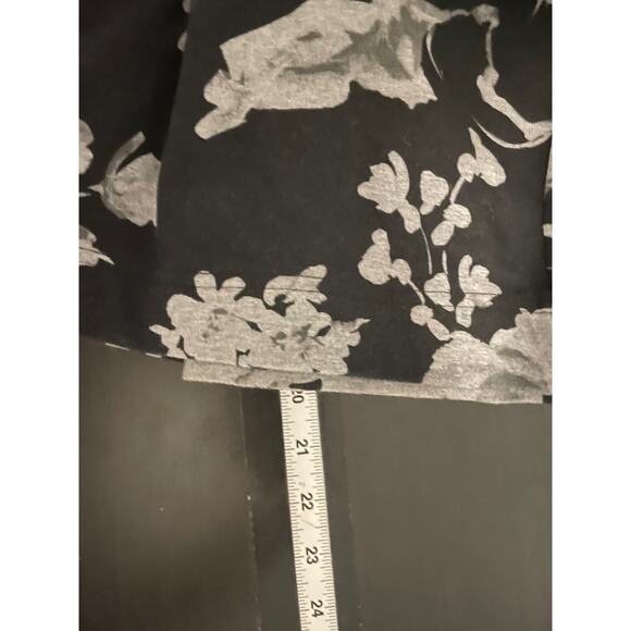 OSKA Womens Pants Size 5 US XXL Floral Pull On Wide Leg Baggy Cropped Lagenlook - Picture 7 of 8